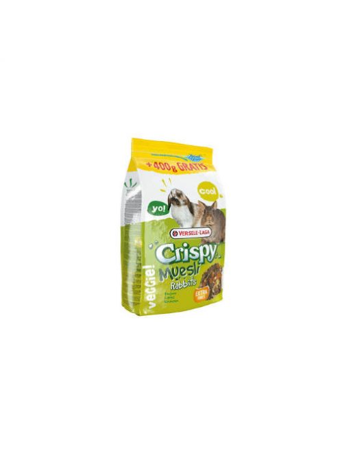 Versele-Laga Crispy Muesli Rabbits - Müzli eleség nyulak részére (2,75kg)+400g grátis