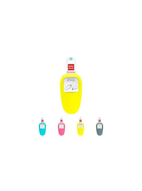 WAUDOG Silicone Bottle cup pet drinker - itató tál PET palackra (szürke) kutyák részére (16,5x9cm)