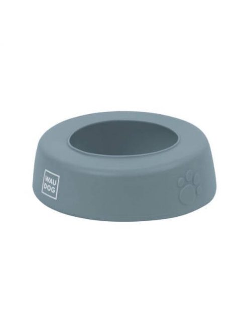 WAUDOG Silicone Bowl - kiömlés mentes, szilikon tál (szürke) utazáshoz, sétához kutyák részére (750ml)