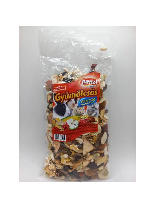 Panzi Gyümölcsös keverék - kiegészítő eleség rágcsálóknak (500ml)