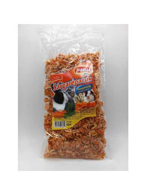 Panzi Sárgarépacsík - kiegészítő eleség rágcsálóknak (450ml)