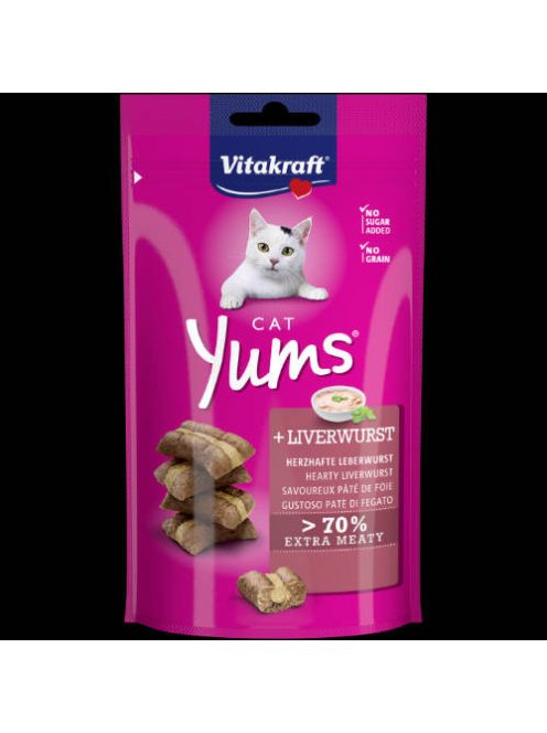 Vitakraft Cat Yums Snack - puha jutalomfalat (májjal) macskák részére (40g)