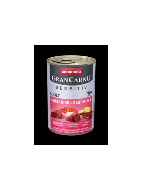 Animonda GranCarno Sensitiv Adult (marha,burgonya) konzerv - Felnőtt kutyák részére (400g)