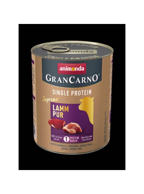 Animonda GranCarno Adult (single protein) konzerv - Felnőtt kutyák részére, bárányhússal (800g)
