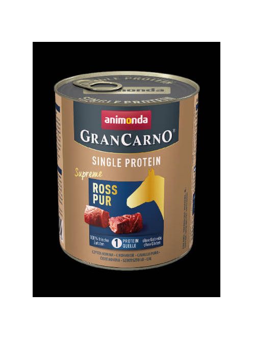 Animonda GranCarno Adult (single protein) konzerv - Felnőtt kutyák részére,lóhússal (800g)