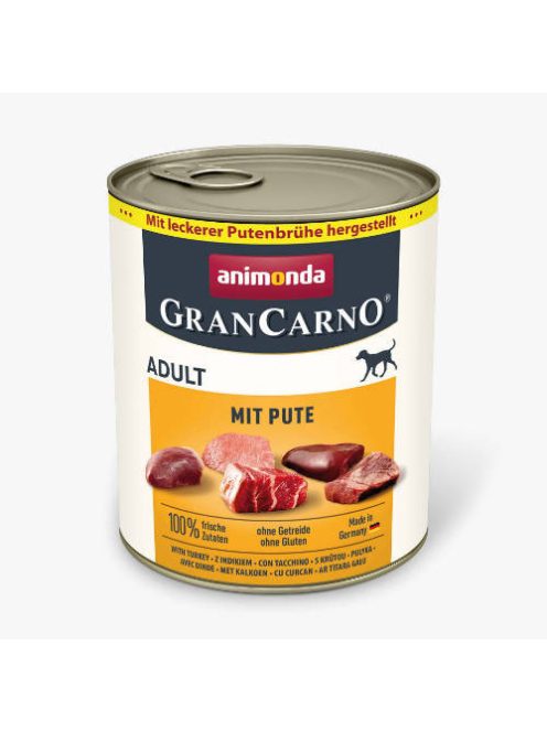 Animonda GranCarno Adult (pulyka) konzerv - Felnőtt kutyák részére (800g)