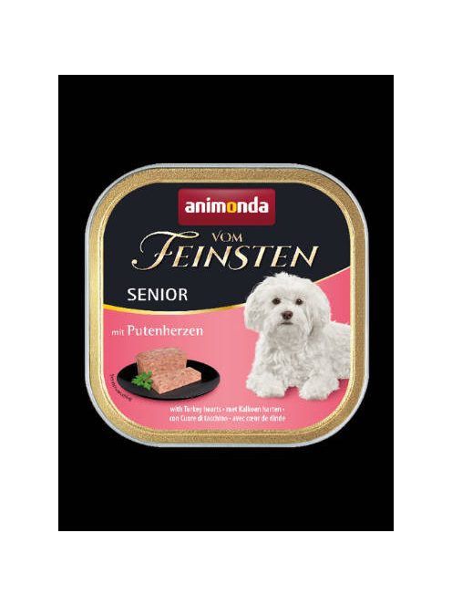 Animonda Vom Feinsten Senior (pulykaszív) alutálkás - Idős kutyák részére (150g)