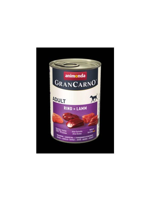 Animonda GranCarno Adult (marha,bárány) konzerv - Felnőtt kutyák részére (400g)