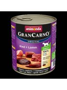 Animonda GranCarno Adult (marha,bárány) konzerv - Felnőtt kutyák részére (800g)