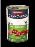 Animonda GranCarno Adult (marha,kacsaszív) konzerv - Felnőtt kutyák részére (400g)