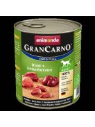 Animonda GranCarno Adult (marha,kacsaszív) konzerv - Felnőtt kutyák részére (800g)