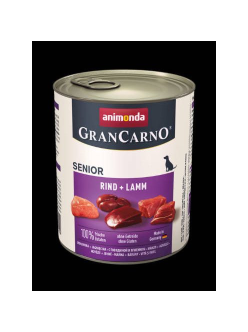 Animonda GranCarno Senior (borjú,bárány) konzerv - Idős kutyák részére (800g)
