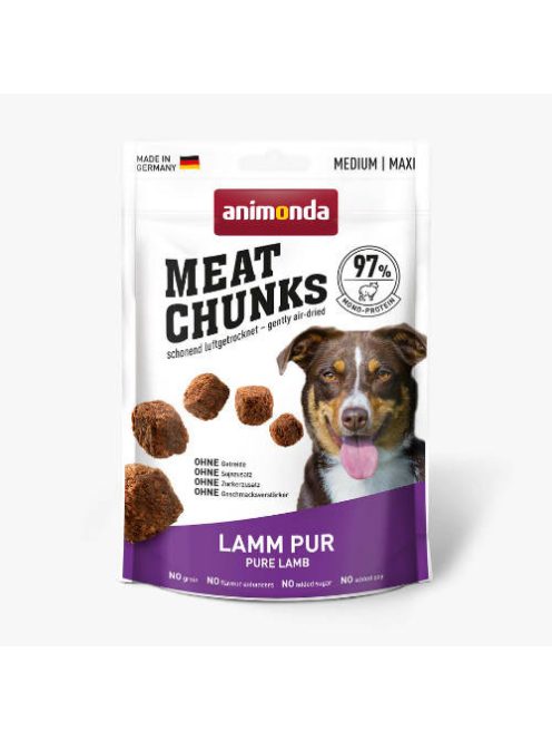 Animonda Meat Chunks Lamm pur - jutalomfalat (bárány) felnőtt kutyák részére (80g)