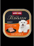 Animonda Vom Feinsten Adult (baromfi,borjú) alutálkás - Felnőtt kutyák részére (150g)