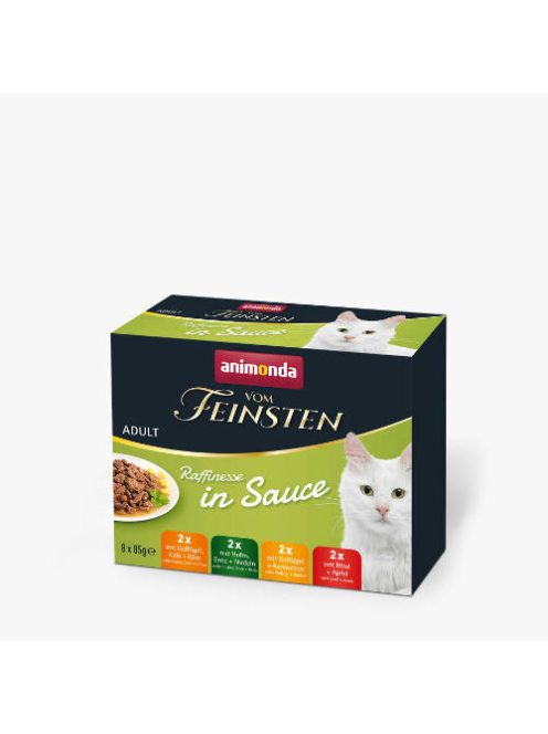 Animonda von Feinstein Multipack (szószos válogatás) alutasakos - Felnőtt macskák részére (8x85g)