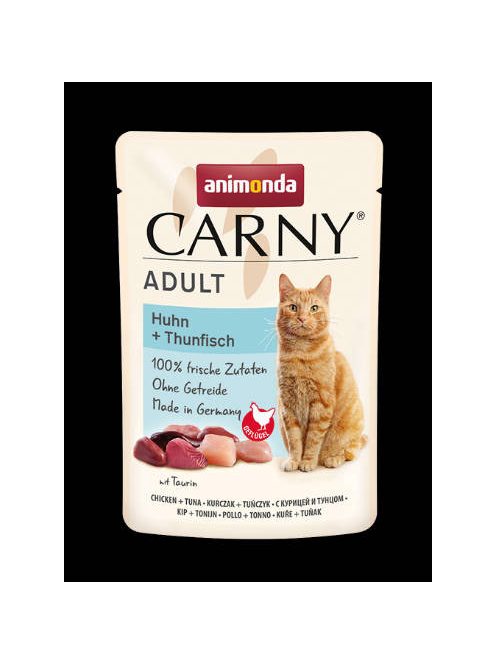 Animonda Carny Adult (csirke,tonhal) alutasakos - Felnőtt macskák részére (85g)