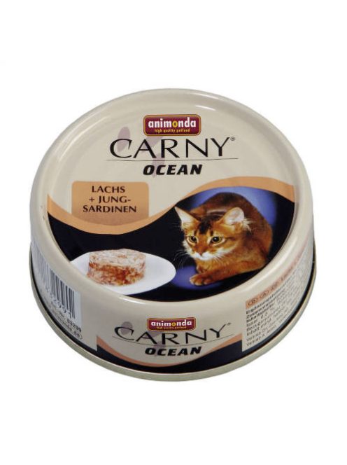 Animonda Carny Ocean Adult (lazac,fiatal szardínia) konzerv - Felnőtt macskák részére (80g)