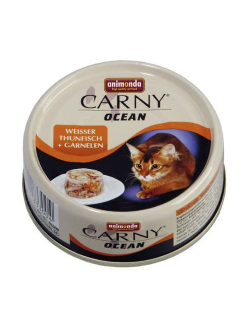 Animonda Carny Ocean Adult (fehér tonhal,garnélarák) konzerv - Felnőtt macskák részére (80g)