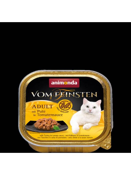 Animonda Vom Feinsten No Grain (pulyka-paradicsomszószban) alutálkás -Felnőtt macskák részére (100g)