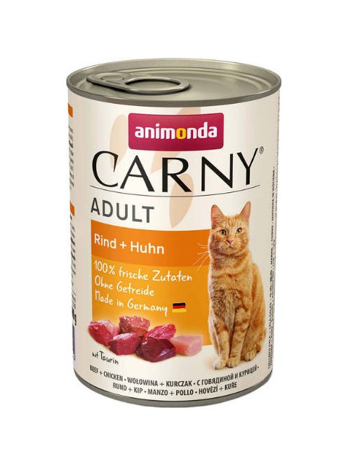 Animonda Carny Adult (marha,csirke) konzerv - Felnőtt macskák részére (400g)