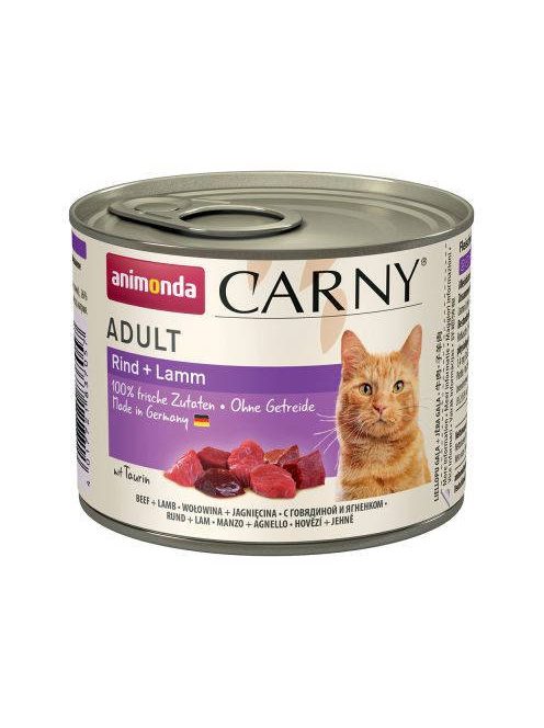 Animonda Carny Adult (marha,bárány) konzerv - Felnőtt macskák részére (200g)