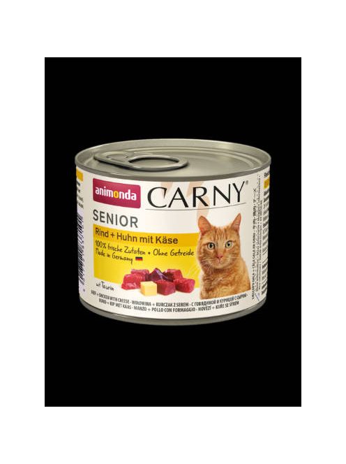 Animonda Carny Senior (csirke,marha,sajt) konzerv - Idős macskák részére (200g)