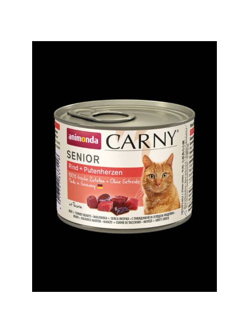 Animonda Carny Senior (marha,szív) konzerv - Idős macskák részére (200g)