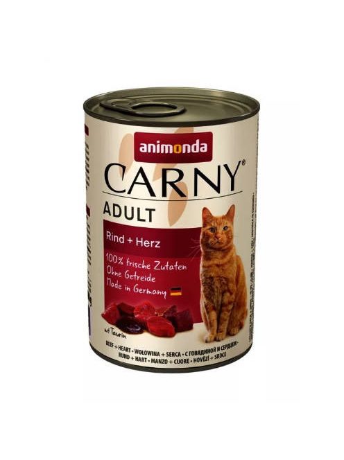 Animonda Carny Adult (marha,szív) konzerv - Felnőtt macskák részére (400g)