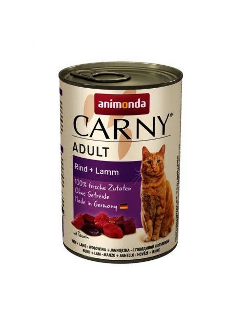 Animonda Carny Adult (marha,bárány) konzerv - Felnőtt macskák részére (400g)
