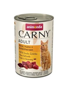  Animonda Carny Adult (marha,csirke,kacsaszív) konzerv - Felnőtt macskák részére (400g)