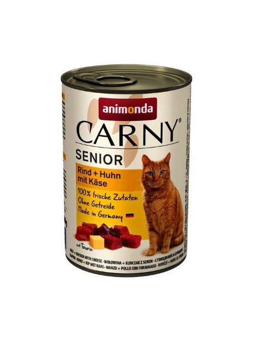 Animonda Carny Senior (csirke,marha,sajt) konzerv - Idős macskák részére (400g)