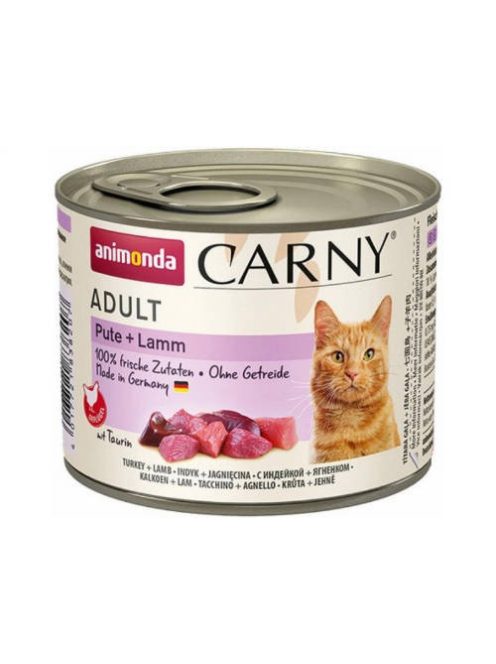 Animonda Carny Adult (pulyka,bárány) konzerv - Felnőtt macskák részére (200g)