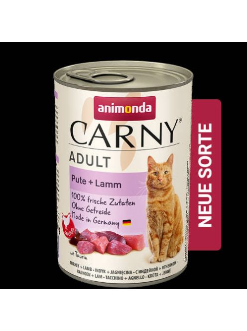 Animonda Carny Adult (pulyka,bárány) konzerv - Felnőtt macskák részére (400g)
