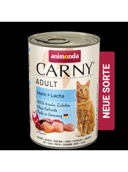 Animonda Carny Adult (csirke,lazac) konzerv - Felnőtt macskák részére (400g)