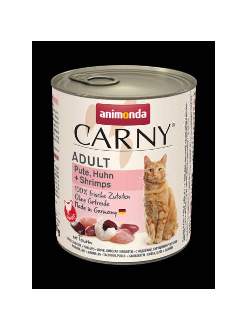 Animonda Carny Adult (pulyka,csirke,rák) konzerv - Felnőtt macskák részére (800g)