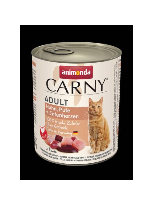 Animonda Carny Adult ( csirke,pulyka, kacsa) konzerv - Felnőtt macskák részére (800g)