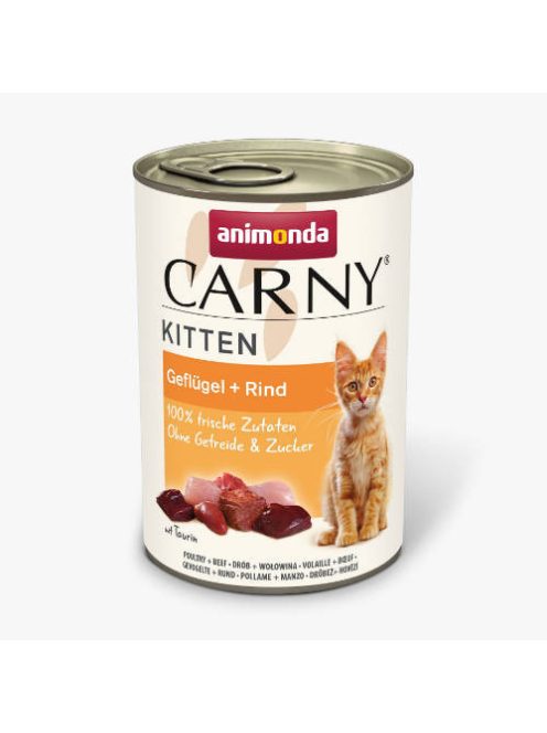 Animonda Carny Kitten (szárnyas+marha) - kölyök macskák részére (400g)