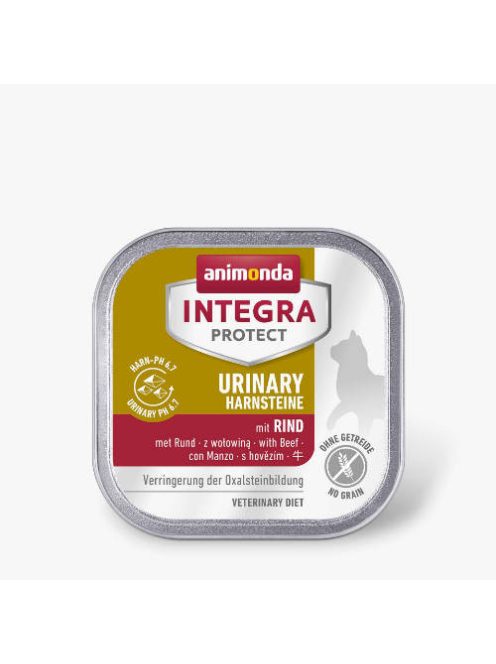 Animonda Integra Adult Urinary Oxal mit Rind - alutálkás (marha) diétás nedves eledel macskák részére (100g)