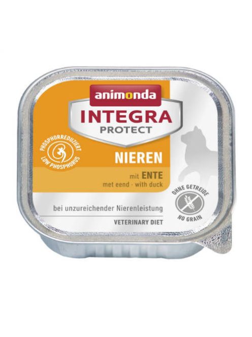 Animonda Integra Nieren (kacsa) alutálkás - Vesebeteg macskák részére (100g)