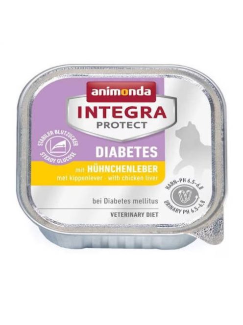 Animonda Integra Diabetes (csirkemáj) alutálkás - Cukorbeteg macskák részére (100g)