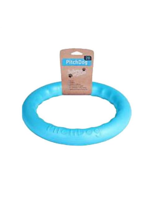 PitchDog Safe And Durable Fetch Ring For Dogs - játék (karika,kék) kutyák részére (Ø20cm)