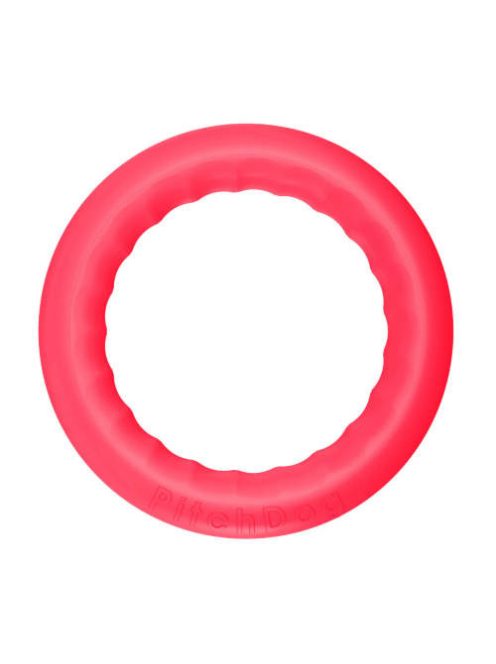 PitchDog Safe And Durable Fetch Ring For Dogs - játék (karika,pink) kutyák részére (Ø20cm)
