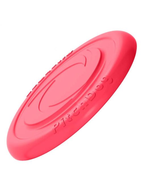 PitchDog Lightweight And Flexible Flying Disk For Dogs - játék (frizbi, pink) kutyák részére (Ø24cm)