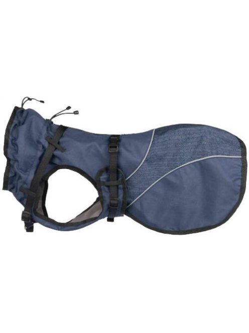 Trixie Cape with Harness Duo - esőkabát hámmal (kék) kutyák részére (XS) 25cm  - KIFUTÓ TERM.