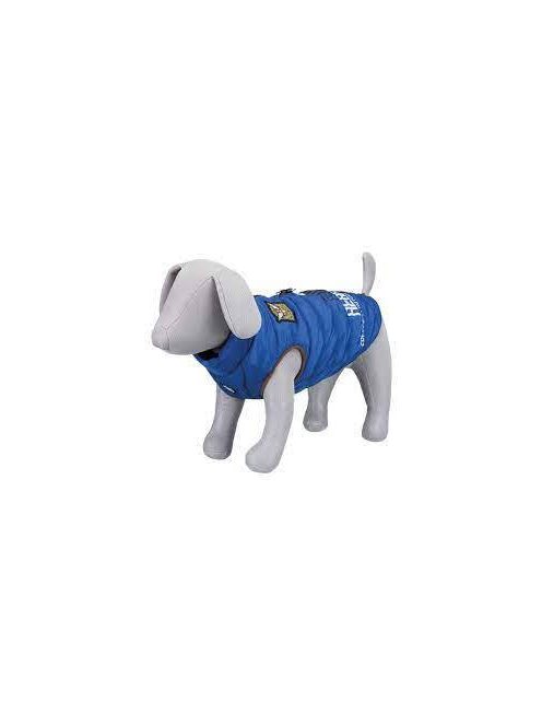KT25.Trixie Saint-Malo Dog Coat with Harness - mellény hámmal (kék) kutyák részére (S) 36cm