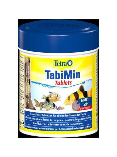 Tetra Tetra TabiMin - tablettás díszhaltáp aljzat lakó halak részére (58 db tabletta/18g)