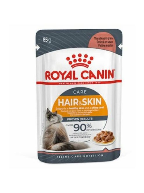 Royal Canin Feline Adult (Hair&Skin) - alutasakos (hús,pecsenyelé) eledel macskák részére (85g)