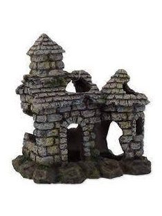   Aqua Excellent Ancient Castle Ruin - dekoráció (kastélyrom) 21,5X13,5X16cm
