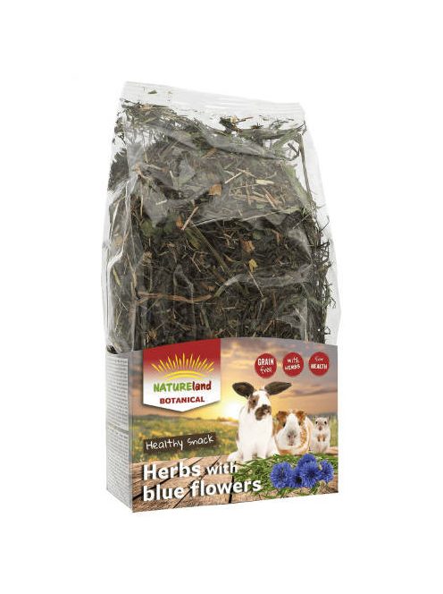NatureLand Botanical - kiegészítő takarmány (gyógynövényekkel, kék virágokkal) rágcsálók részére (100g)