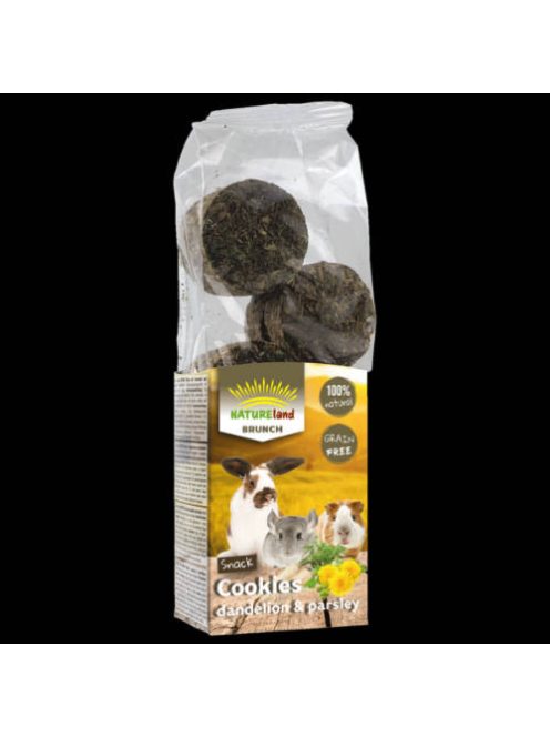 Nature Land Brunch - gabonamentes,kiegészítő eleség (keksz pitypanggal és sárgarépával) rágcsálók részére (120g)
